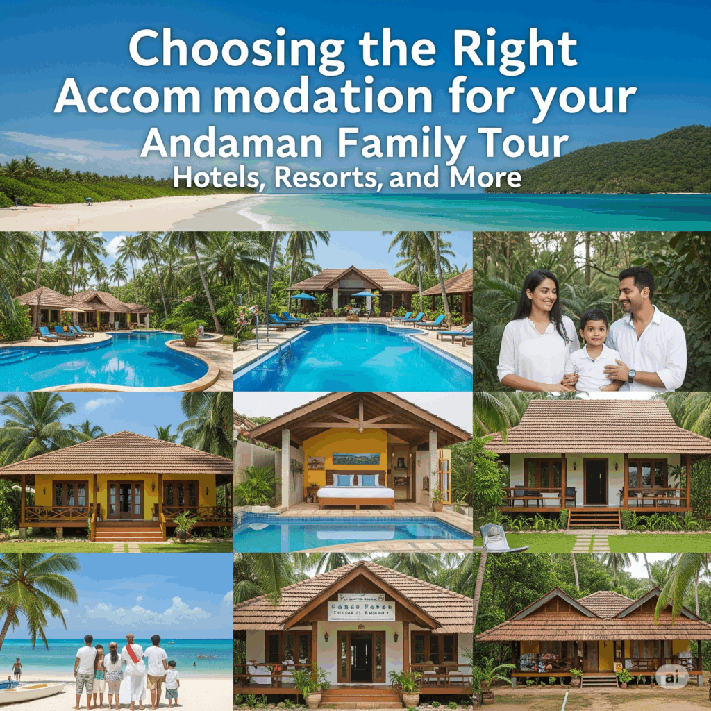 Choosing the Right Accommodation for Your Andaman Family Tour: Hotels, Resorts, and More