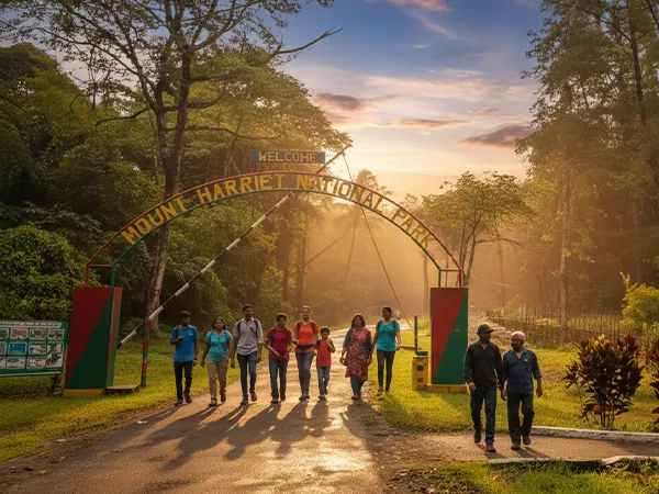 Mount Harriet National Park entrance