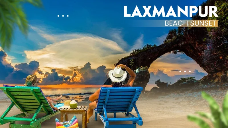 laxmanpur beach sunset