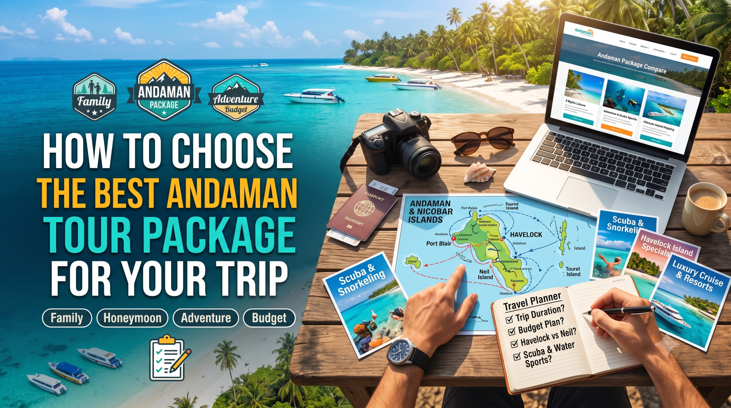 How to choose the best Andaman tour package guide
